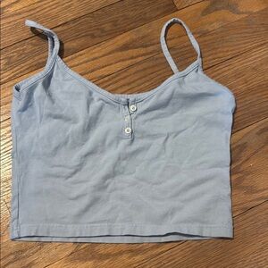 Brandy Melville Blue Camisole Crop Top